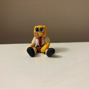 Handmade SpongeBob Clay Figurine